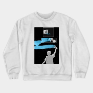 colouring the darkness Crewneck Sweatshirt